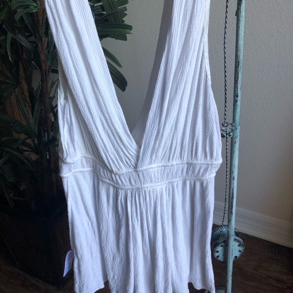 White tank top